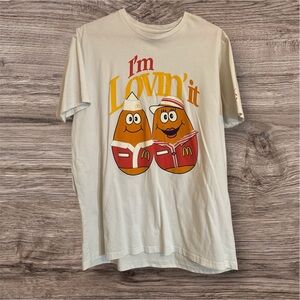McDonald's nugget T-Shirt with Cartoon Graphic